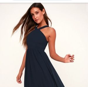 Lulu's Navy Blue Bridesmaid Dress - never worn!